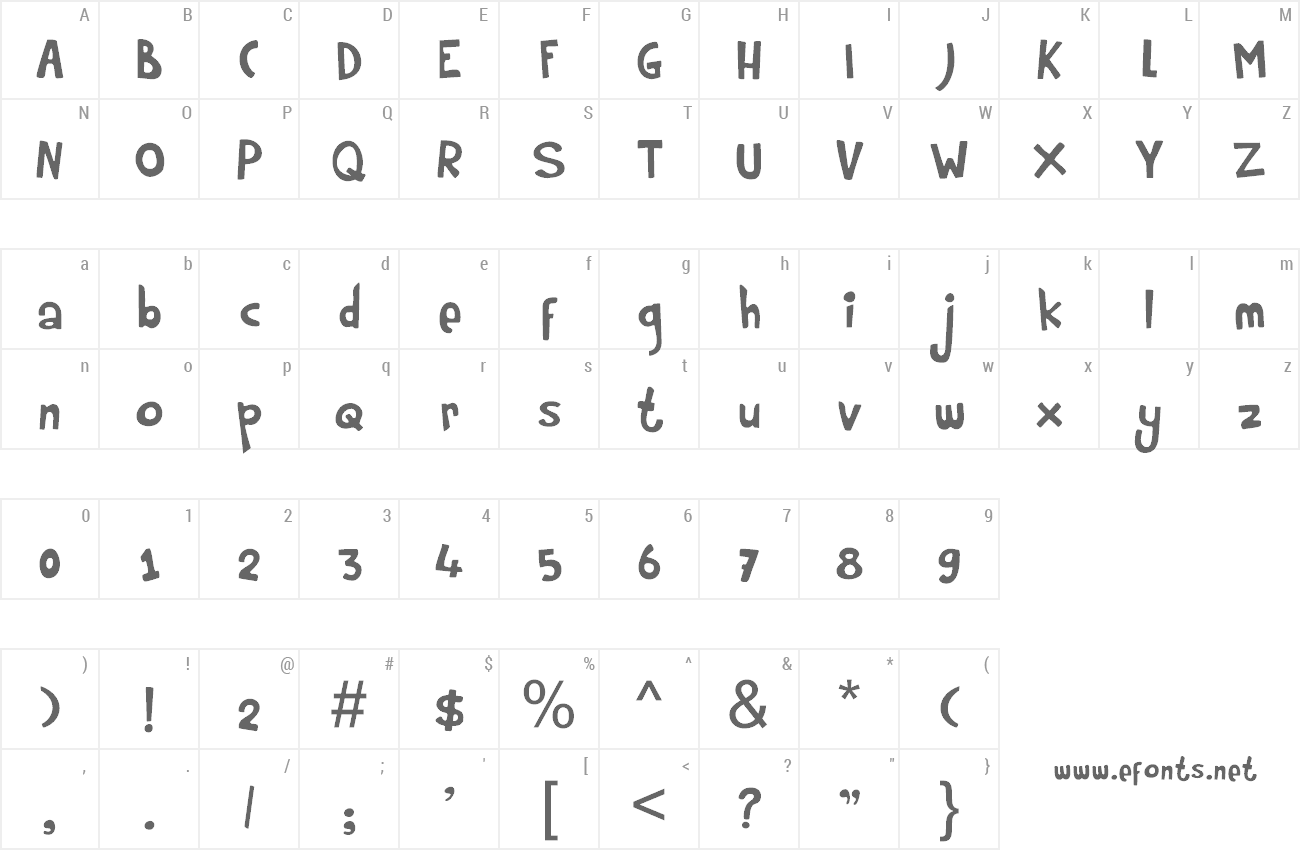 Font Rumpelstiltskin preview